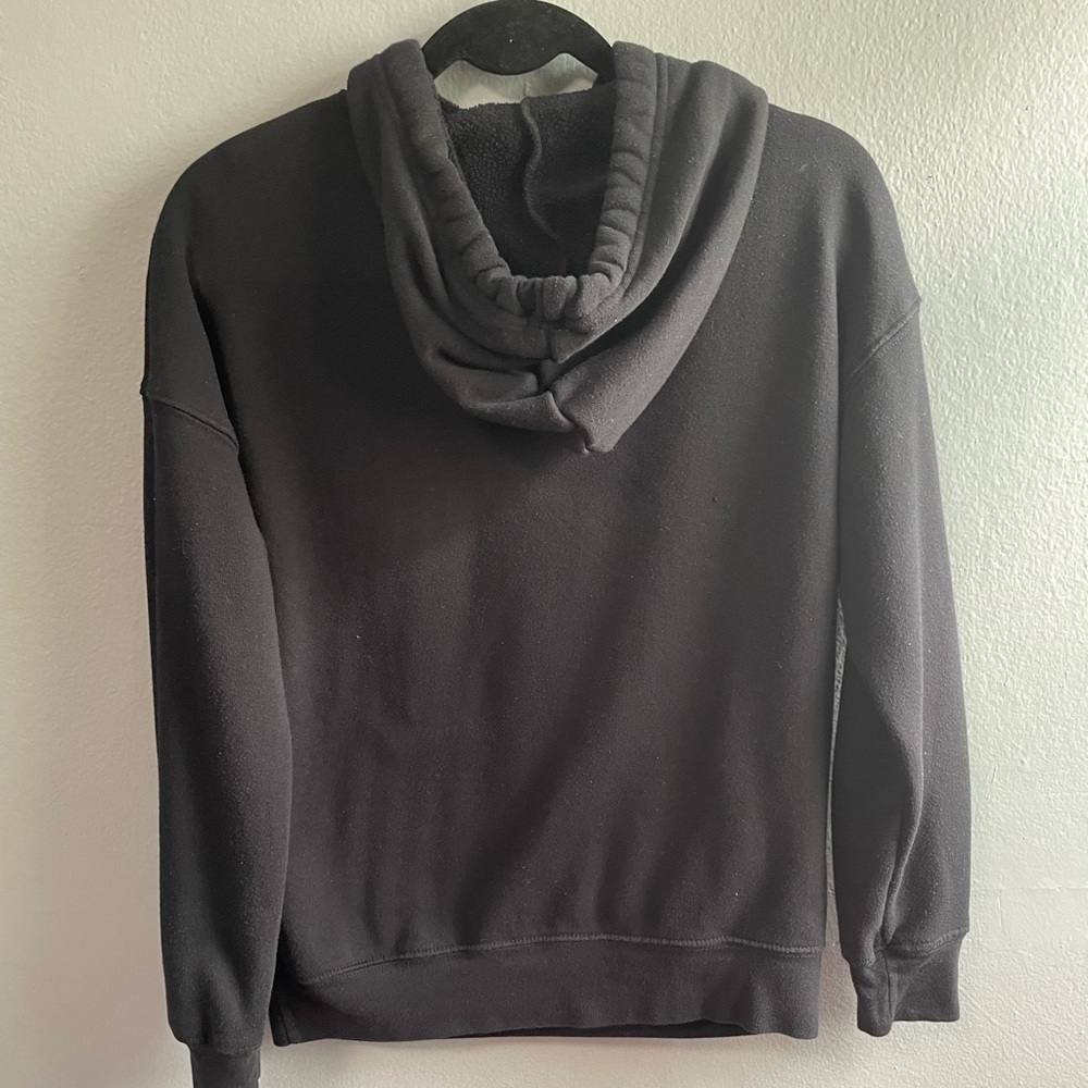 alala x alison malee empowering oversized graphic black mantra hoodie. X-Sm - Picture 4 of 6